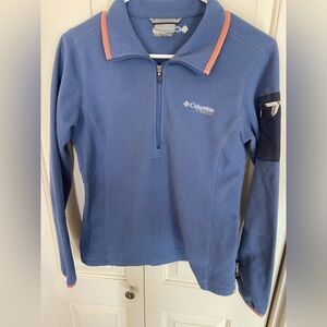Columbia Titanium Polartec Half Zip Fleece pullover-size Small
